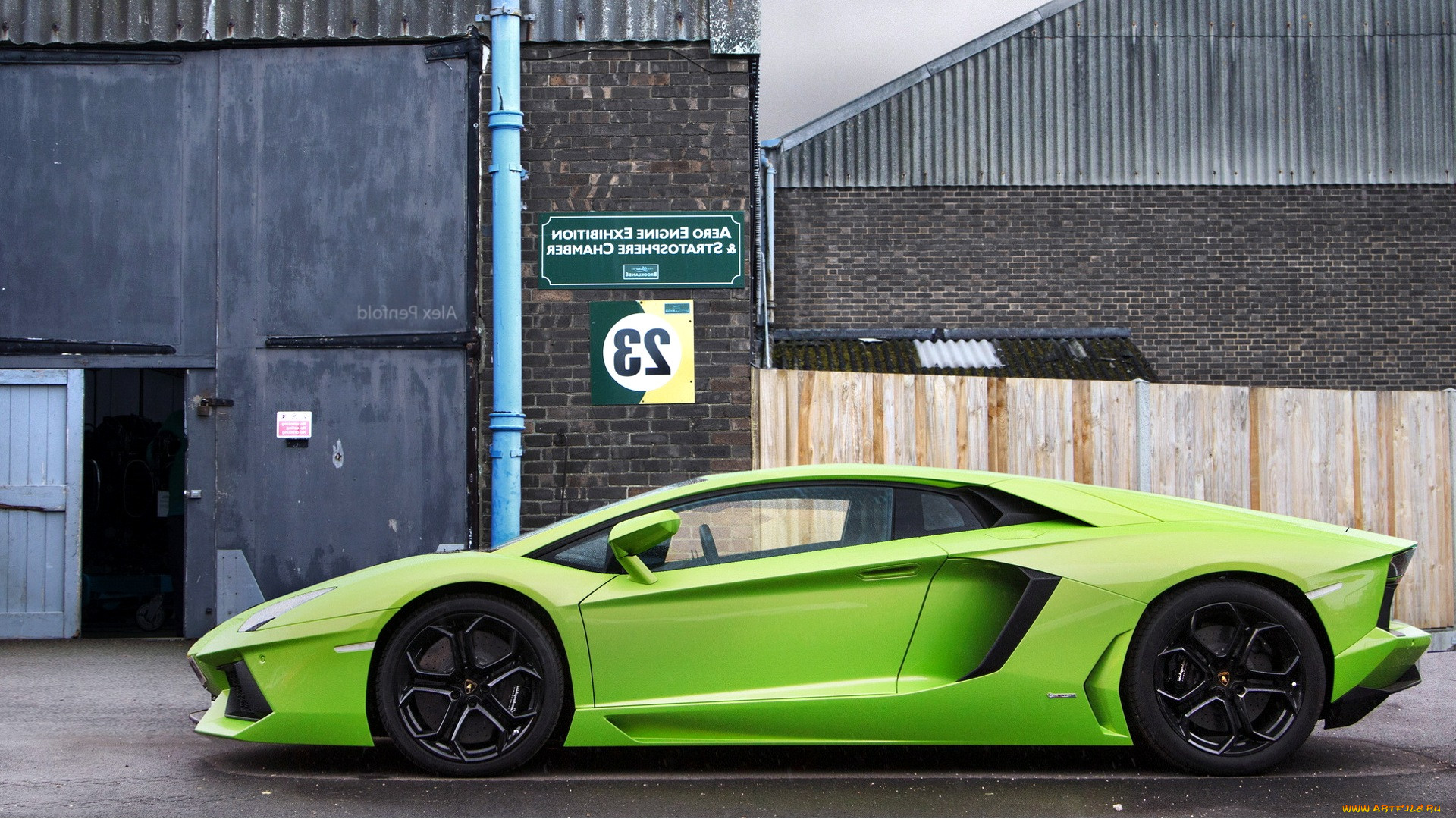 lamborghini, aventador, 